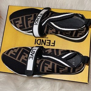 Women’s fendi sneakers, size 7.5, 10/10 condition.
